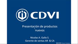 Silmar Webinar: Lanzamiento de Nuevos Productos - CDVI