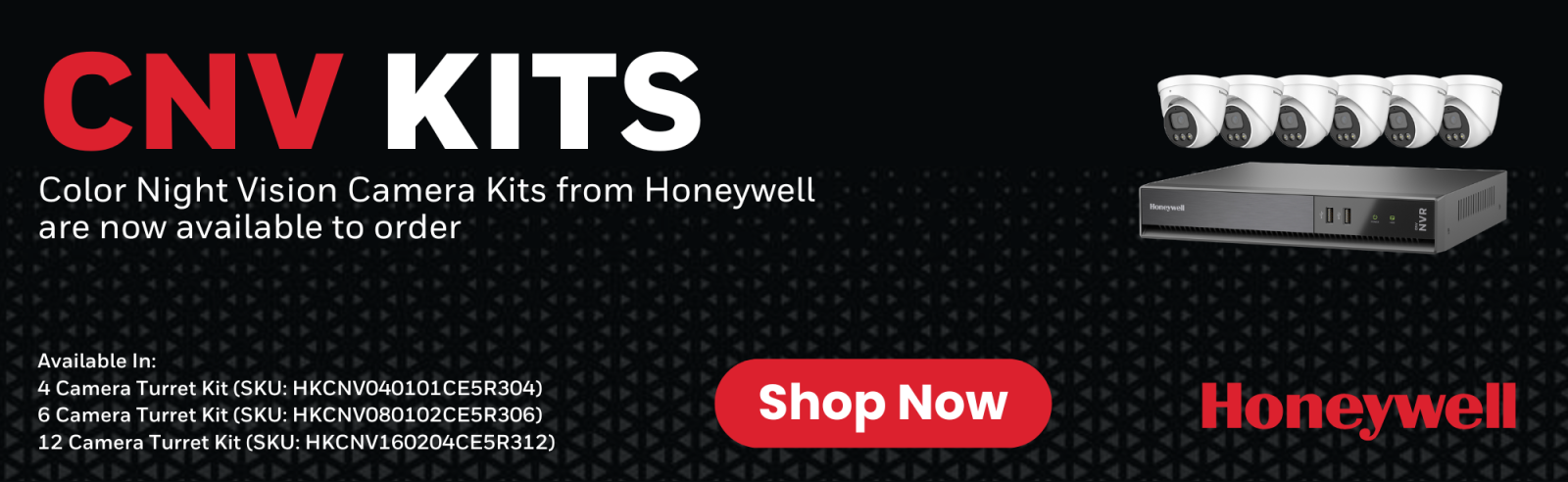 Honeywell Security Color Night Camera Kits banner