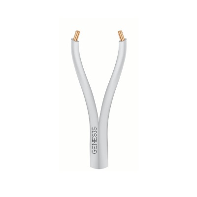 22/2 Stranded Zip Cable - 1000', White - GEN10021101
