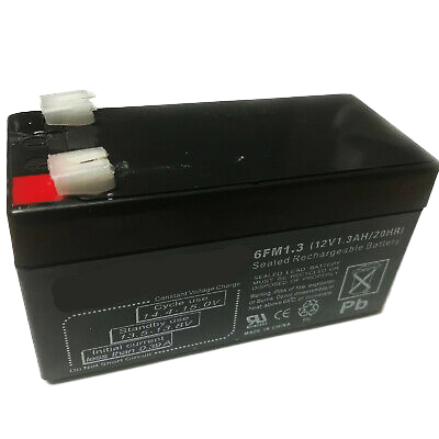 12V 1.3Ah rechargeable lead Acid battery