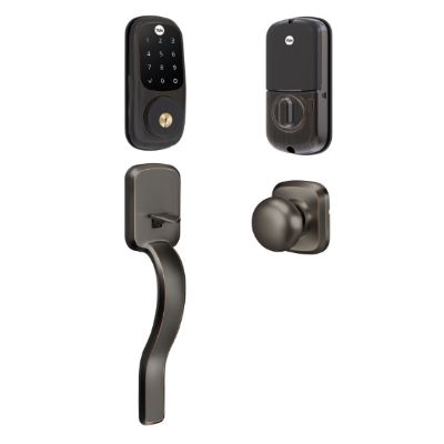 Yale Assure Lock Touchscreen with Ridgefield Handleset - Oil