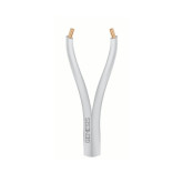 22/2 Stranded Zip Cable - 1000', White