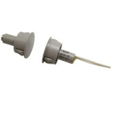 3/4" Steel Door Recessed Switch Set - SPST, Grey