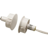 1" Diameter Steel Door Recessed Switch, DPDT, Wide Gap