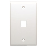 Placa de pared Keystone 1 puerto - Blanco