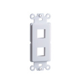 2-Port Keystone Decor Plate