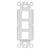 Décor Plate Insert for 3 Keystones, Ultra White
