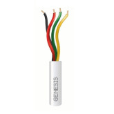 22/4 Solid Riser Cable - 500', White
