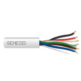22/6 CMR Riser Rated Unshielded Stranded Cable - 1000', White