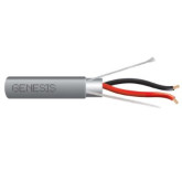 22/2 Multiconductor Stranded Shielded CMR/FT4 Cable - 1000', Gray