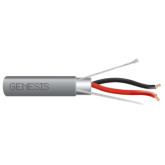 22/4 Stranded Shielded CMR Multiconductor Cable - 1000', Gray