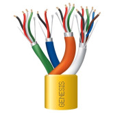 Cable de Control de Acceso Compuesto Vertical - Amarillo - Carrete de 500 pies