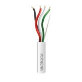 22/4 Solid Plenum Cable, Unshielded, CL3P, FPLP, CMP, FT6, 500' (152.4m), Speed Bag, Natural White