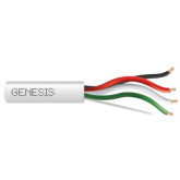 22/4 Solid CMP/FT6 Cable - 500', Natural
