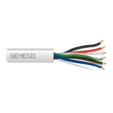 Genesis Cable 31161012 18/6 Stranded Unshielded Plenum Cable, CMP/FT6 - 1000', Natural