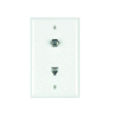 Placa Color-Rite / Coaxial - Blanco