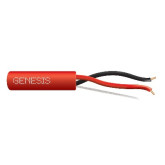 18/2 Solid Copper Unshielded Riser Cable - 1000', Red