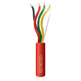 Cable Tipo Riser 18/4 de Potencia Nominal Limitada para Alarma Contra Incendios, Conductores Sólidos, Caja de Derivación de 500'