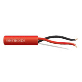 Genesis Cable 43111004 16/2 Solid CMR/CL3R/FPLR Unshielded Fire Alarm Cable, 1000', Red