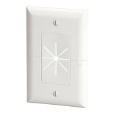 1-Gang Split Plate with Flexible Opening - UltraWhite
