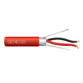 Genesis Cable 46121004 14/2 CL3P/FPLP Shielded Plenum Cable -  1000', Red