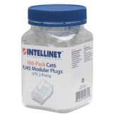 Paquete de 100 Enchufes Modulares Cat6 RJ45