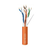 23/4 Pair Category 6 Plus Plenum Cable  - 1000' Orange Pull Box