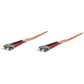 Cable Patch de Fibra Optica, Dúplex, Multimodo ST/ST