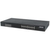 Conmutador PoE + Gigabit Ethernet de 16 puertos