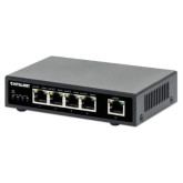 Conmutador PoE+ Gigabit Ethernet de 5 puertos