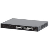 Conmutador Gigabit Ethernet PoE+ de 24 puertos con 2 puertos SFP