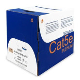 Cable UTP Plenum (CMP) de Categoría 5E de 350 MHz - Blanco, 1000 pies