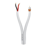 Cable Coaxial RG59 de 20 AWG y Cable de Videovigilancia de Uso General Siamés 18/2