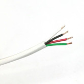 Cable de audio 16 AWG 4 conductores CMR / CL3R / FPLR - Blanco