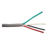 Seguridad/Control 18 Awg 4 Conductores Trenzados BC - Gris 1000'