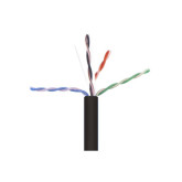 23/4 Category 6E 600MHz UTP Plenum (CMP) Cable - Black, 1000'