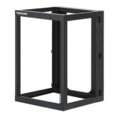 19" Wall Mount 4-Post Open Frame Network Rack - 15U