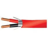 Cable Vertical Blindado Sólido 16/2 FPLR - Carrete de 1000', Rojo