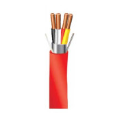 18/4 Solid Riser Shielded Fire Alarm Cable - 1000', Reel
