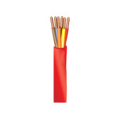 18/6 Solid Unshielded Fire Alarm Cable Riser Rated - 500', Red