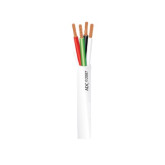 18/4 Stranded Plenum Unshielded Security  Alarm Cable - White, 1000'