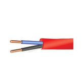 14/2 Solid FPLP Shielded Plenum Rated Cable - 500' Red