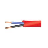 Cable 18/2 FPLP Sólido sin Blindaje con Clasificación Plenum - Carrete de 1000', Rojo