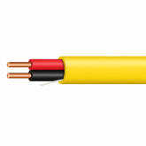 Advanced Digital Cable 981802-YELLOW-500-RIBS 18/2 Solid Conductor Unshielded FPLP Cable, Plenum, 500', Yellow