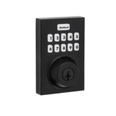 Home Connect 620 Traditional Keypad Connected Smart Lock with Z-Wave Technology - Matte Black