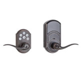 SmartCode 912 Z-Wave Plus Keyless Entry Electronic Leverset - Venetian Bronze