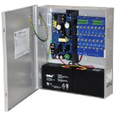 CCTV Power Supply, 16 Fused Outputs, 12/24VDC @ 6A, 115VAC, BC300 Enclosure