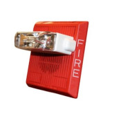 Wheelock AMT Multitone Horn Strobe - Red, Wall