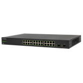 Conmutador Gigabit Websmart Serie 210 de Araknis Networks® con 24 Puertos PoE y 2 SFP