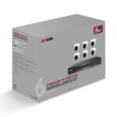 Kit de Vigilancia por Cable Coaxial HD de 5MP